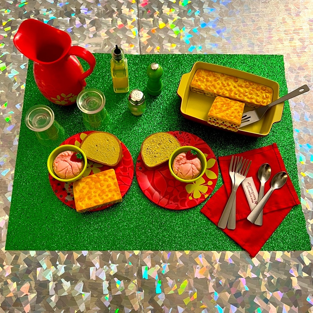 ✨AUTHENTIC AMERICAN GIRL✨ Delicious Set   👧🏽👧🏻👧🏼👧🏿✨😋🎉🍰🍭🍬🍩 ✨